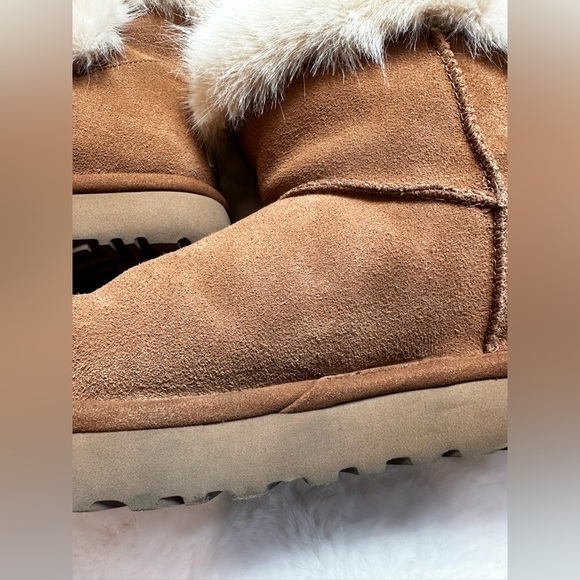 UGG Chestnut Fur-Lined Winter Boots - Picture 3 of 9